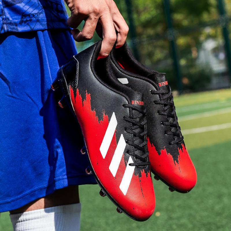 

Футбольные бутсы Jinjiang мужские и женские TF сломанные ногти взрослые AG длинные ногти молодежные травяные мальчики студенческие тренировочные кроссовки 35