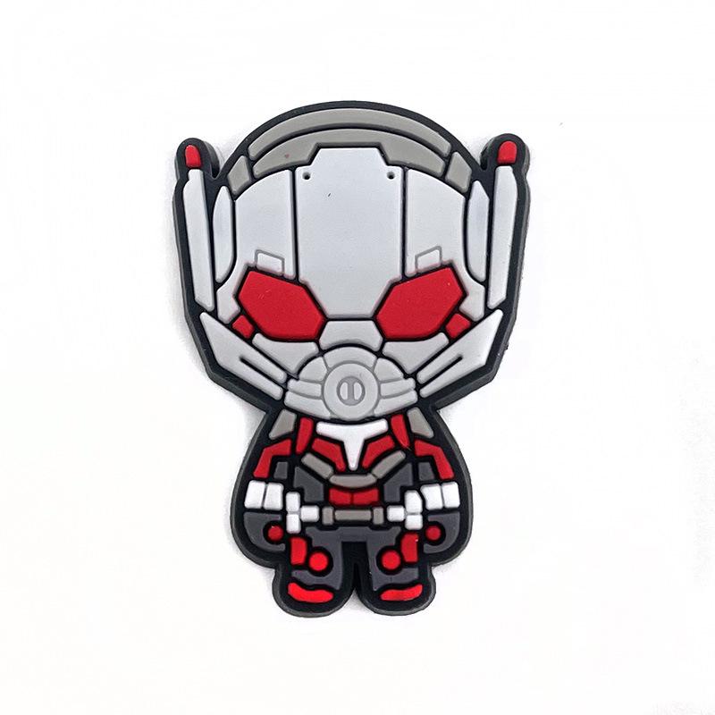 Marvel Series Croc Shoe Charms: Removable PVC Buckles for Holey Shoes