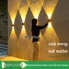Color-Changing Waterproof Solar Wall Lamp for Gardens and Courtyards