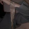 European and American Exaggerated Super Sparkling Bracelet, Internet Famous Tassel Bracelet, Full Diamond Fashionable Temperament Bracelet, Accessory