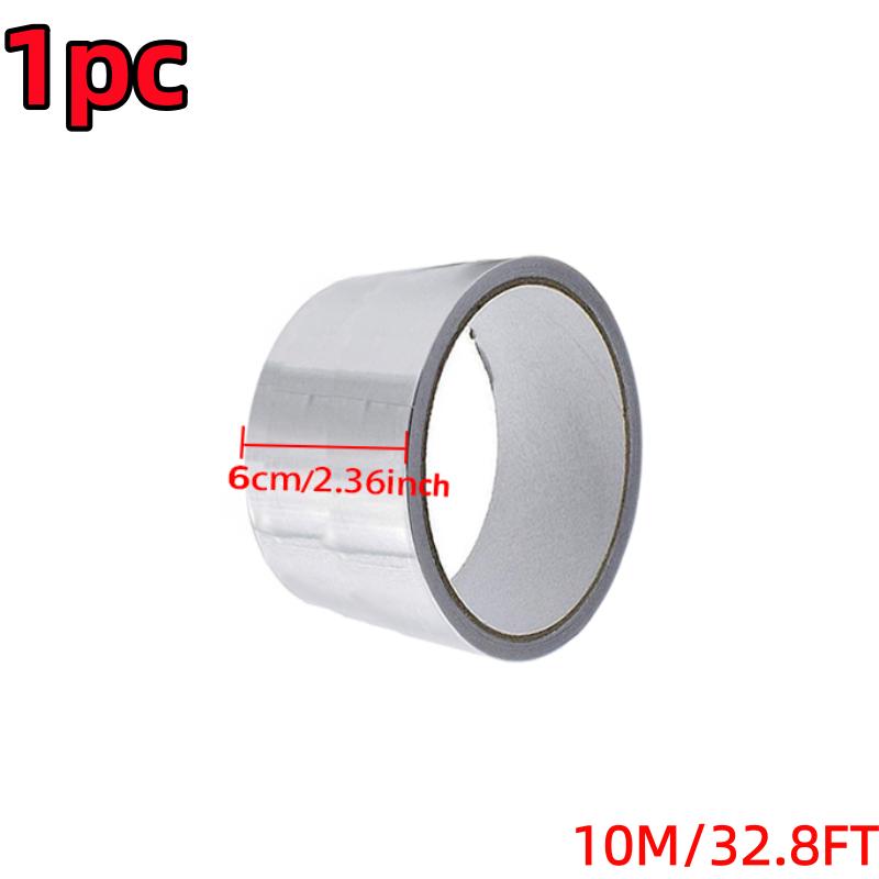 Aluminiumfolienband Silber Hitzebeständig Auslaufsicher Klebstoffe Flicken Reparatur Anti-Leckage Gewebeklebeband Küche Wasserdichte Aufkleber