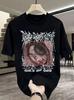 Tricou pentru bărbați, Tricou Grafic Heavy Metal, Design cu Ochi Horror Gotic, pentru Concerte & C