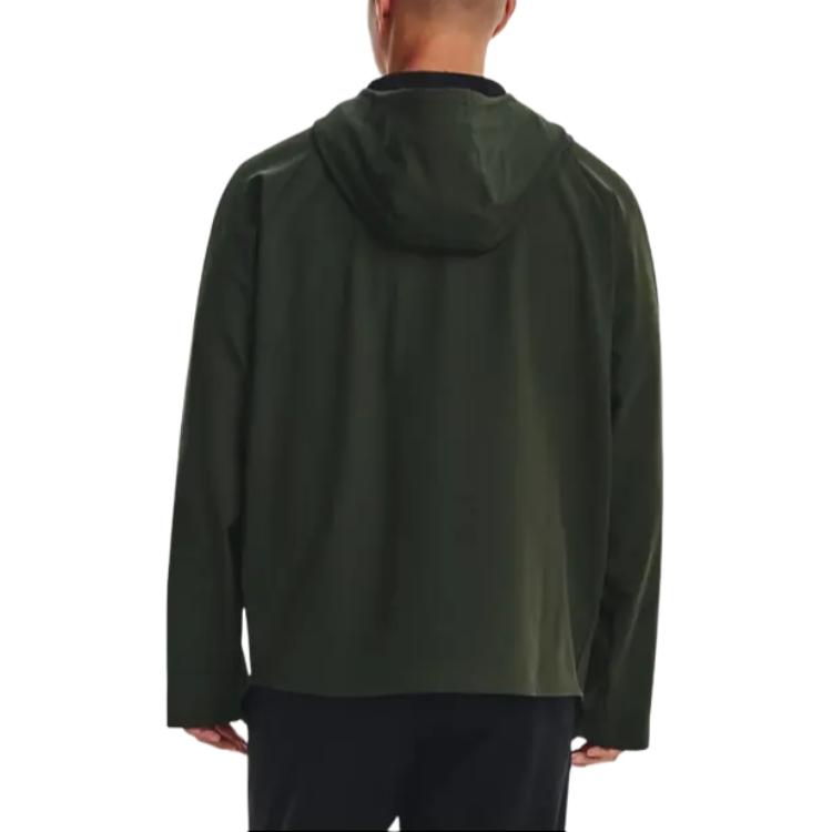 Under Armour Jackets Men's Green Hooded Moderate Other 1376967-310