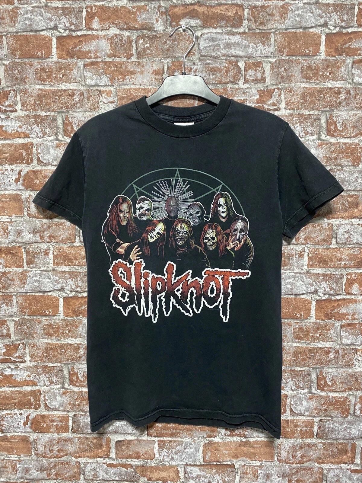 Slipknot 2004 Vintage Rock Band T-shirt Size S 4XL