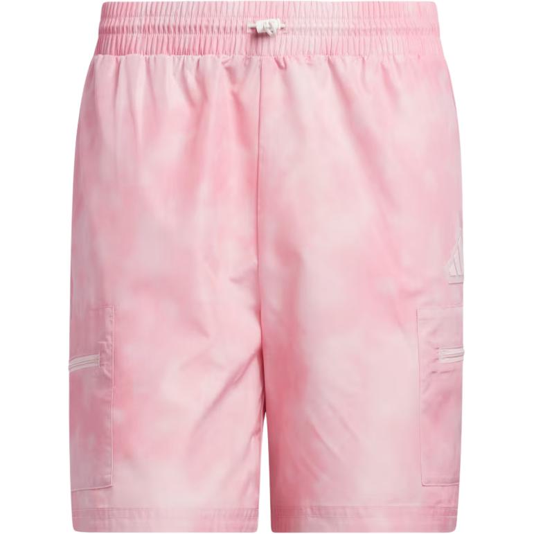 

Adidas Принт Шорты-капри средней посадки облегающего кроя Повседневные мужские шорты Прозрачно-розовый Светло-розовый JN8715 2XL