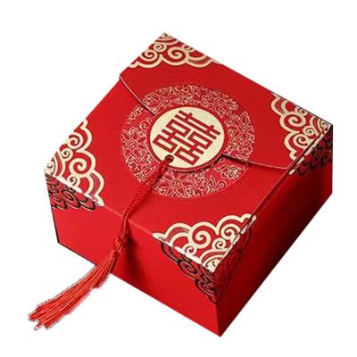 Chinese Style Candy Box Spacious Space Handheld Design Rugged Versatile Chinese Xi Candy Box for