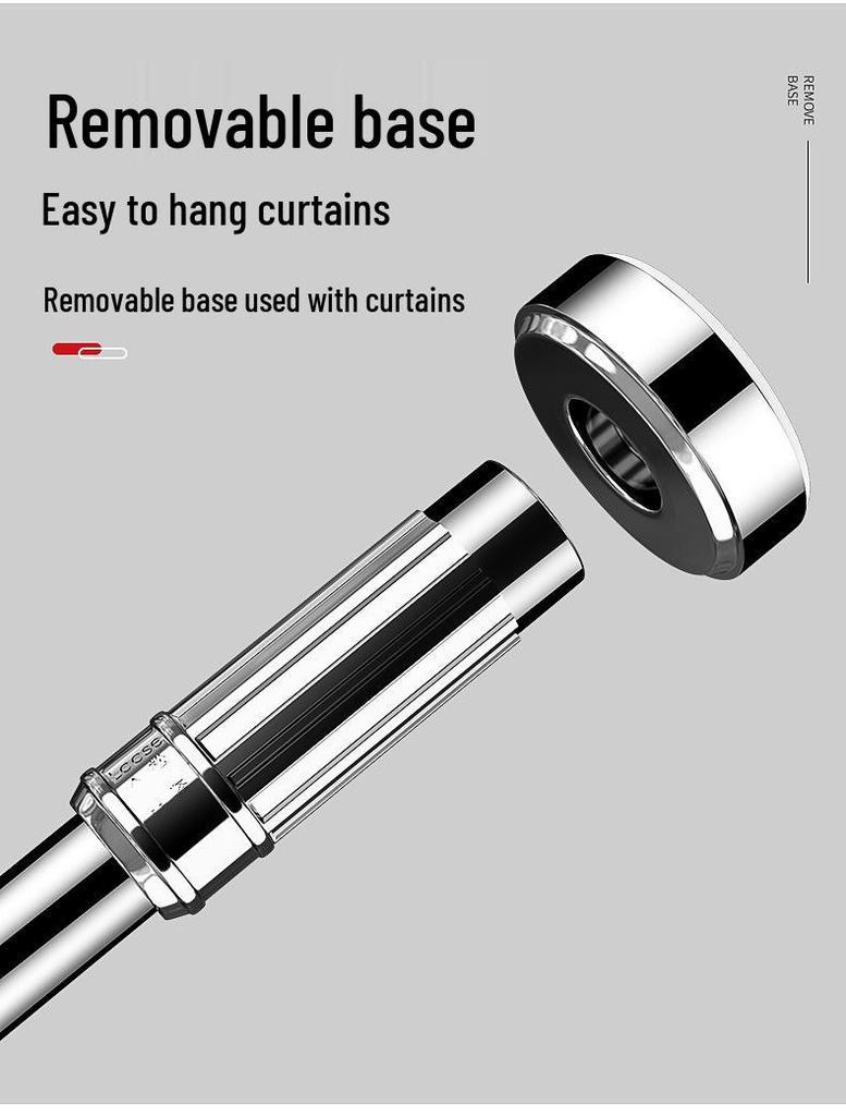 Teleskopische Edelstahl Kleider- & Duschvorhangstange