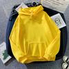 Autumn Casual Women's Solid Hoodie Comfortable Strecth Sweatshirts Loose Pocket Warm Clothes Fashion Street Female Pullovers
