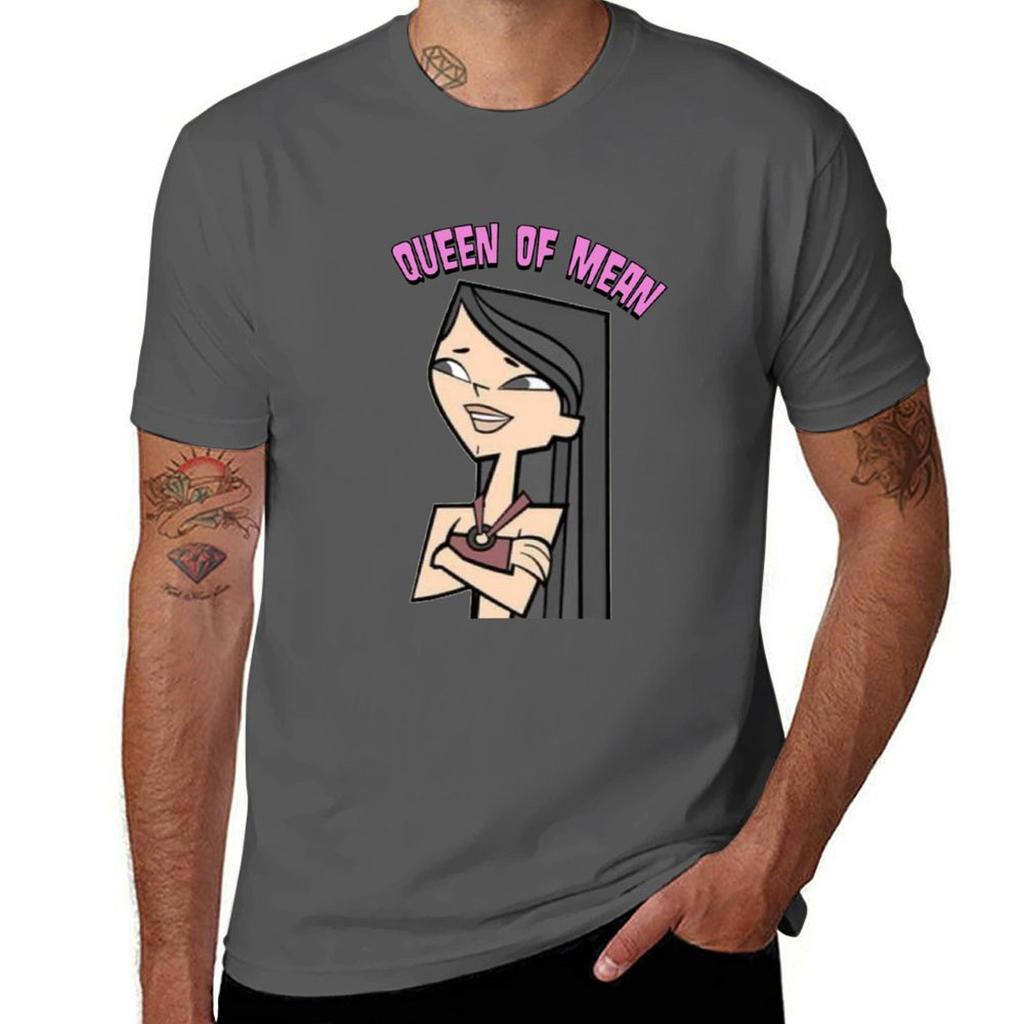 Total Drama Island Heather TShirt Casual Soft Cotton Short Sleeve Tee
