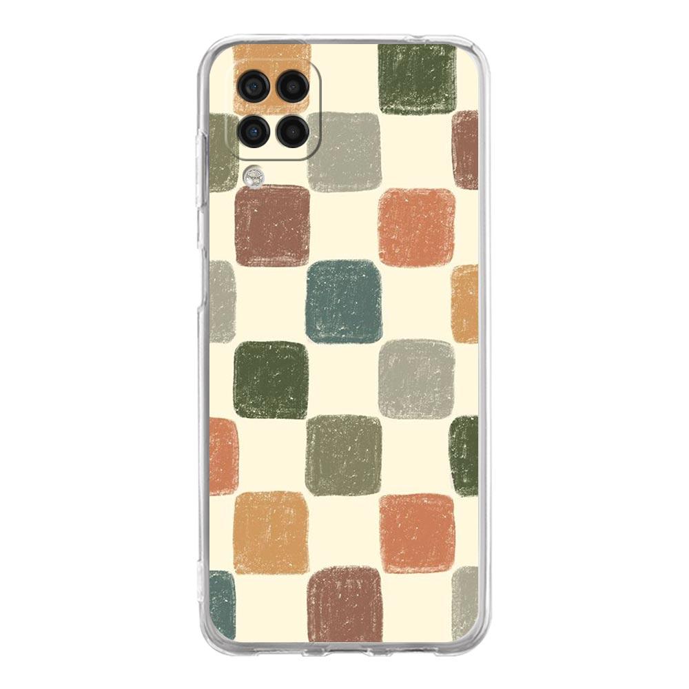 Phone Case For Samsung A13 A33 A35 A55 A73 A53 A23 A51 A71 A21S A72 A31 A41 A05s A03S A15 A25 5G Cover Checkerboard chess board
