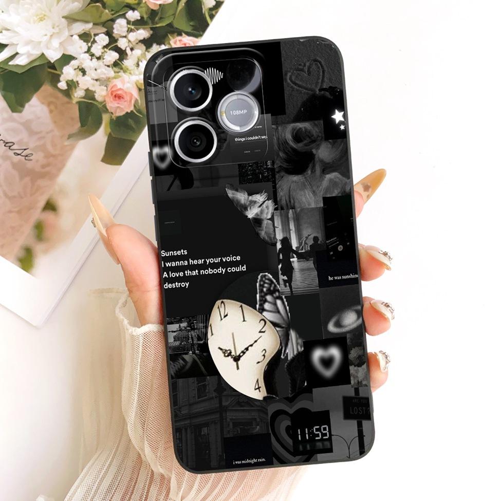 For Honor 600 Lite 5G Casing Cover Silicone Luxury Fashion Kawaii Cute Painted Shockproof Phone Case For Honor LNA-NX1