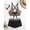 2026 High Waist Bikinis Women Sports Swimwear Print Bathing Suit Female Padded Beach Wear Bathers Swimming Swimsuit Summer