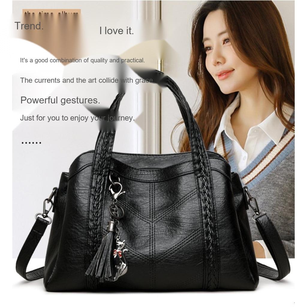 Xeie Thuk Handbag Shoulder Bag Women Faux leather Daily Commute Casual
