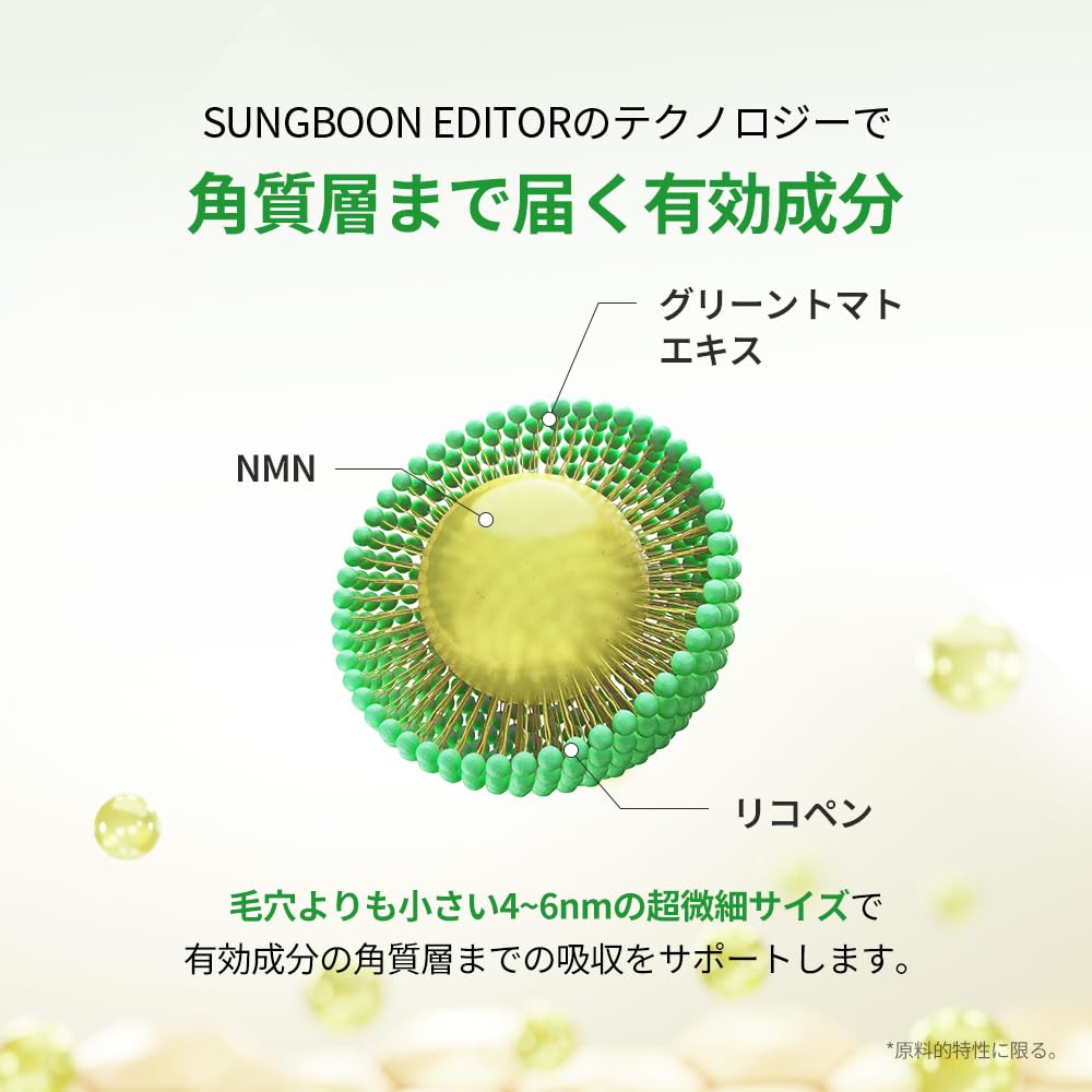 Green Tomato NMN Pore Ampoule a serum that and firms improving oil and moisture balance and sebum Korean cosmetics and [SUNGBOON EDITOR] 40ml,