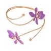 Multi Style Opening Arm Bracelet Metal Arm Bracelet Elegant Flower Bracelet  Hand Jewelry
