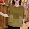 2024 Trendy Long-Sleeved Blouse for Middle-Aged Women - Spring & Autumn Style
