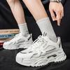 Popular Men's Shoes Spring and Summer Little White Shoes New Versatile Sports Casual Running Height Increase Youth Net Shoes Dad Shoes