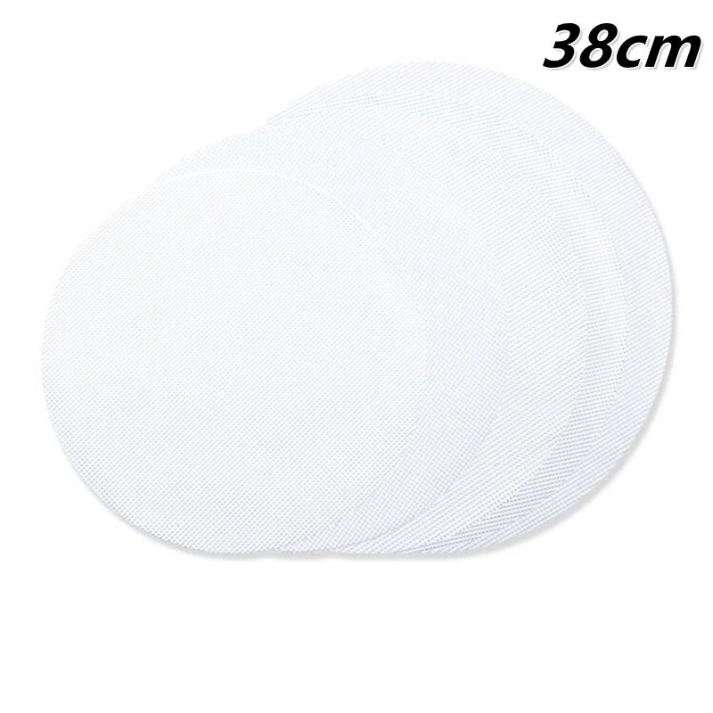 10PCS Non-stick Silicone Steamer Mesh Mat Reusable Round Bamboo Steamer Liner Kitchen Dim Sum Dumplings Buns Steamed Pad