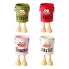 Cartoon Pen Holders Desk Organizer Metal Pencil Holders For Home Office Bathroom Storage
