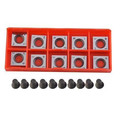 10pcs Square Carbide Tool Inserts 14mm for Woodworking and Spiral Planers
