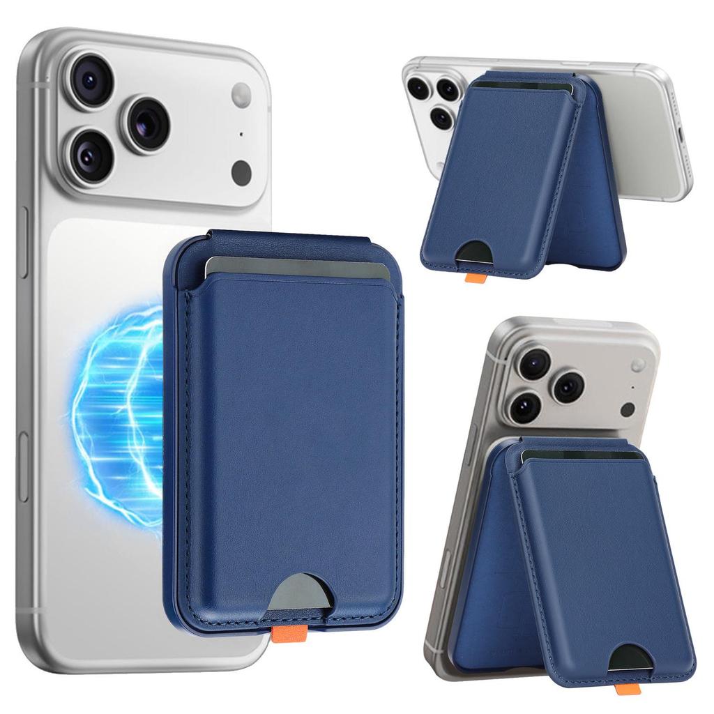 Magnetic Phone Case with Magsafe Ring and Foldable Card Holder Stand