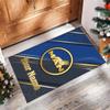 MAN Truck Crystal Velvet Rug, Custom Name Text Personalized Non‑Slip Floor Mat for Home Decor Gift