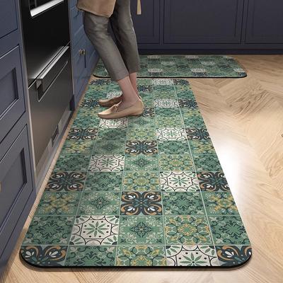 Kitchen Oil-Resistant Floor Mat, Bathroom Absorbent Quick-Drying Carpet, Anti-Slip Doormat For Home Decoration Non-slip Kitchen Mat