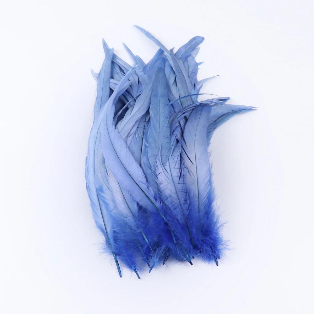 10PCS/lot Natural Roosters Tail Feather Bulk 10-16inch/25-40cm Cock Chicken Feathers Decorations for Carnival Stage Performances