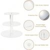 Cake Stand, Acrylic Round Cupcake Stand Clear Cupcake Tower Holder Display Stand for Party, Birthday, Wedding, Dessert, Shower Decor