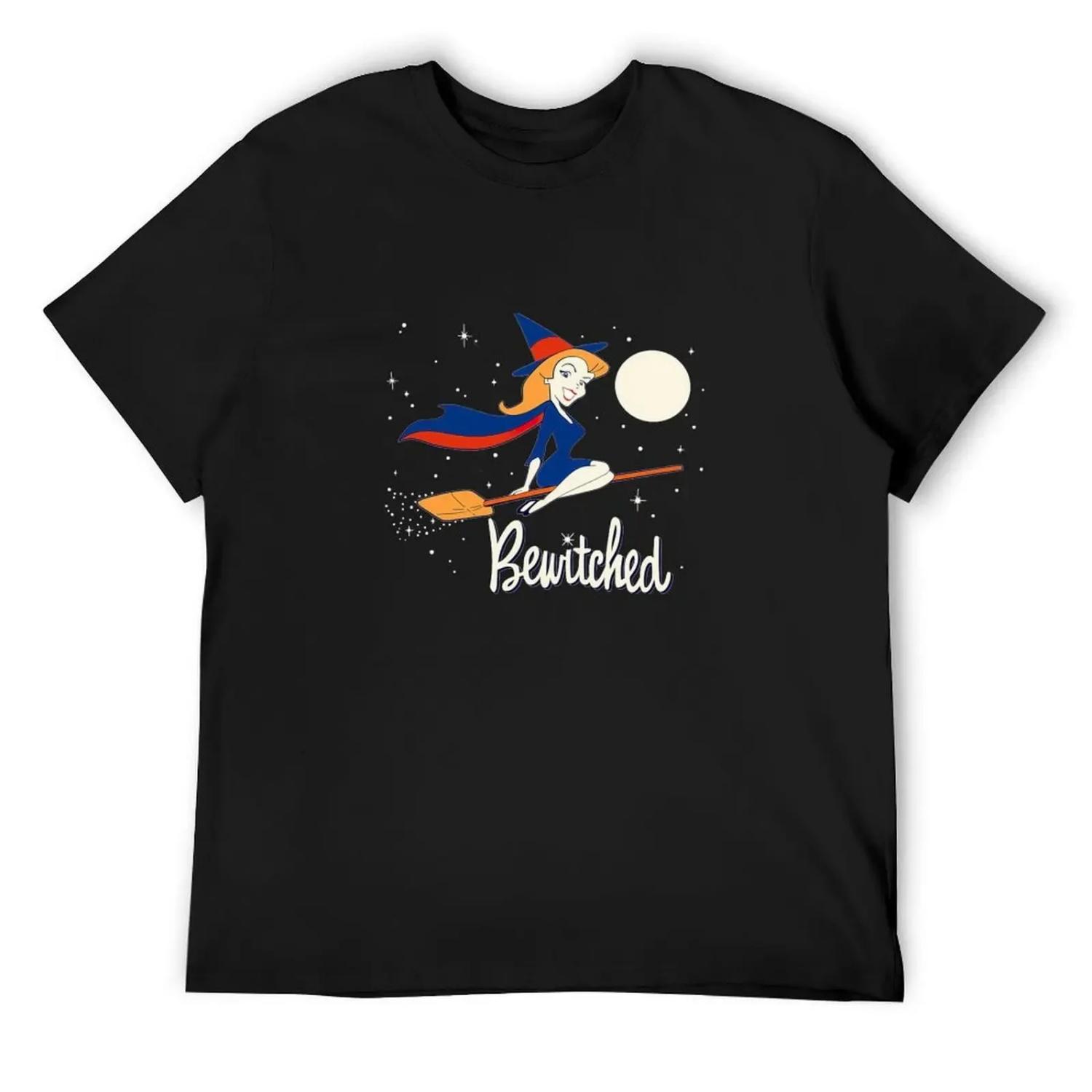 Bewitched T-Shirt boys whites Blouse Short sleeve tee man clothes mens t shirt S