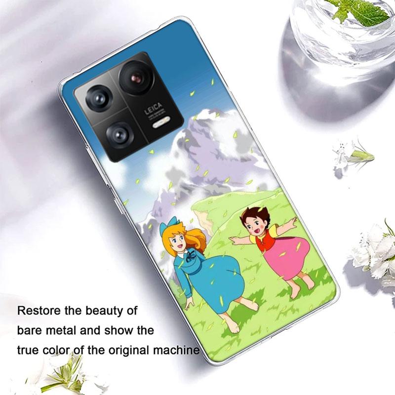 Heidi Cartoon Phone Case For Xiaomi Poco F7 Ultra X7 X6 M8 M7 M6 M4 M3 Pro X4 Mi 15 15T 14 14T 12T 12S 10T Pro 12 11 Lite Cover