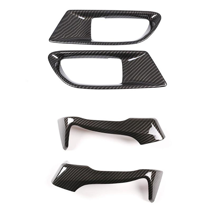 Carbon Fiber Interior Door Handle Trim for 12-21 Toyota 86, Subaru BRZ, SCION FR-S