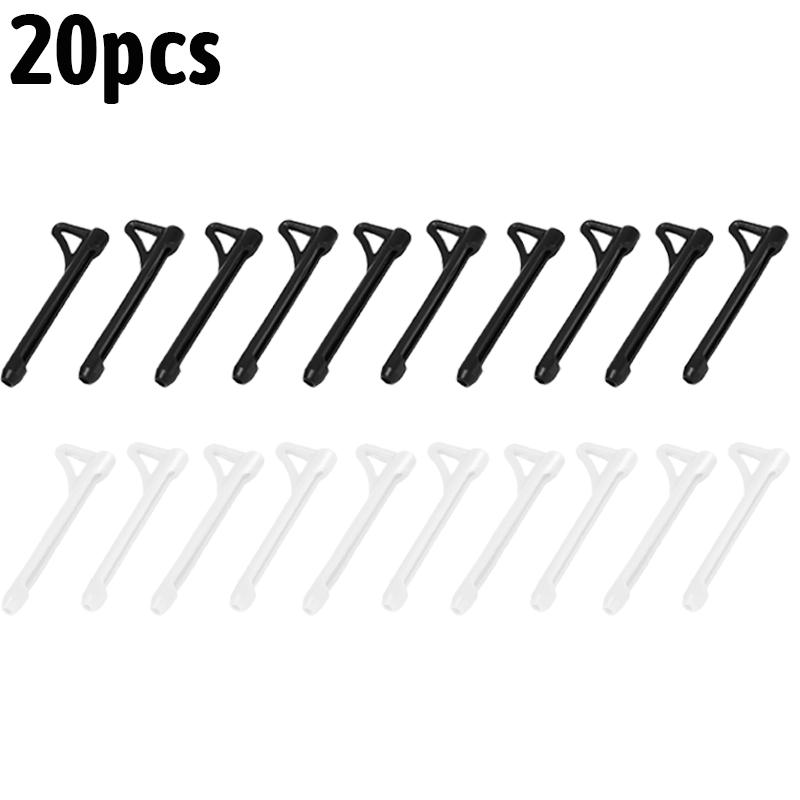 2-20pcs  Anti-slip Silicone Ear Hook Grip Glasses Eyeglasses Leg Stopper Bracket Fastener Accessories Temple Tip Eyewear Holders