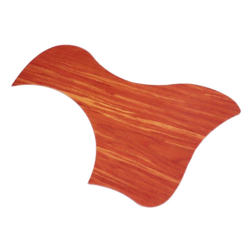 Acoustic Guitar Pickguard PVC Wood Grain Pattern Durable 3D Pickguard Scratch Plate Bird Shape