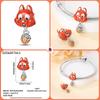 Copper Fashion Squirrel Squirrel Maple Leaf Charms Beads For 3Mm Bracelet Diy Fine Jewelry Gift Making