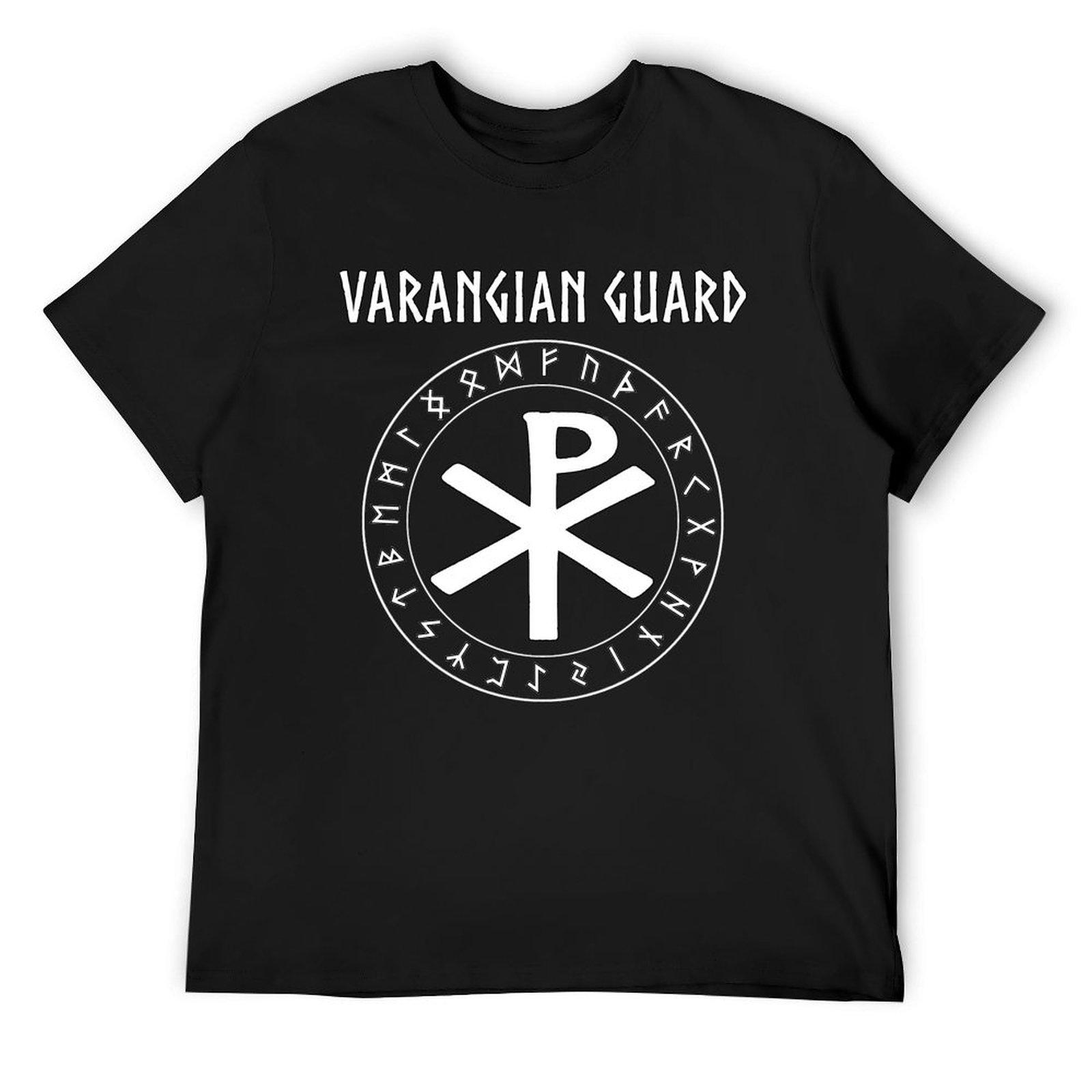 

Vallangi Guard Byzantine Empire T-shirt Clothing Accessories Streetwear - Men s Summer Cotton Graphic Tee S разноцветный