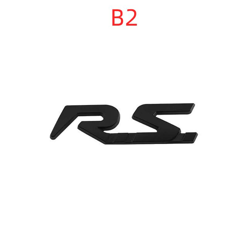3D Car Metal  RS Line Logo Decals Emblem Badge Sticker For Logan Clio Megane 2 3 4 Kangoo Koleos Captur Twingo Duster