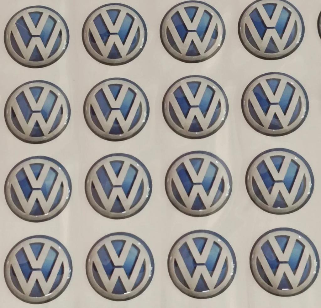 YNEPB1 Car Key Sticker Auto Control Keychain Accessories For Volkswagen VW Rline R GTI Golf Polo Passat Magotan Tiguan Bora Jetta T-ROC