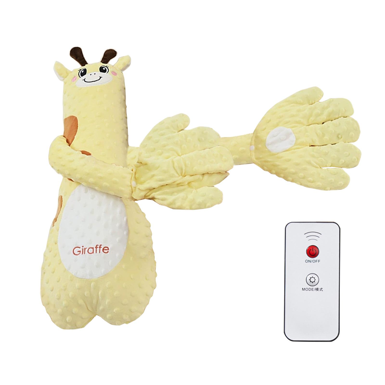 

Успокаивающая подушка для младенца, умиротворяющая ручная кукла, функция нежного постукивания для снятия тревоги и содействия спокойному сну для малыша T3