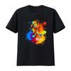 Colorful Splatter Print Mes Enfants Terribles T-Shirt