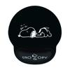 Newseego Mouse Pad with Integrated Wrist Memory Ergonomic Wrist Reduces Wrist Perfect for Gaming and Stylish Design Black Rest, Foam, Cushion,