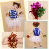 10Pcs Colorful Tinsel Bracelet Elastic Band Adults Kids Universal Dance Performance Prop Cheering Squad Tinsel Wristband