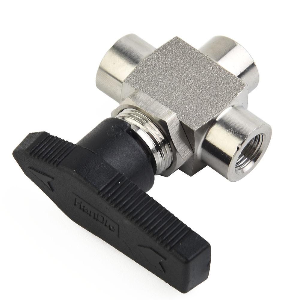 304 Stainless Steel Ball Valve BSPP G1/2 High Pressure