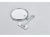 Punch-Free Telescopic Wall-Mounted Makeup Mirror: High-Definition Foldable Bathroom or Hotel Mirror with Comb.