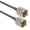 RG58 Kabel PL259 UHF Stecker auf UHF Buchse SO239 Kabel PL-259 auf SO239 HF Koaxial