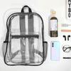 Waterproof Transparent Backpack Visible Pvc Backpack Fashion Clear Backpack  Student