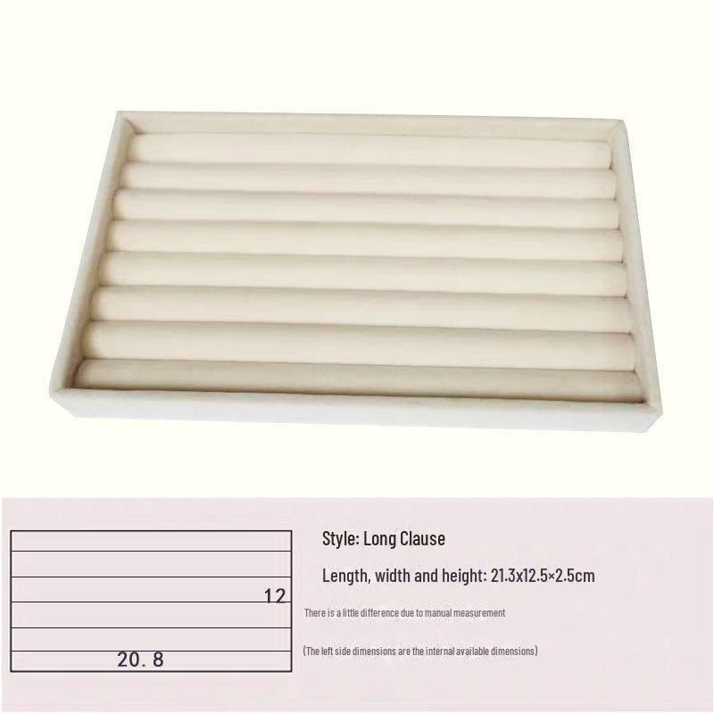 

Набор для хранения украшений из бархата: Поднос с отделениями для сережек, колец, браслетов (3 или 4 шт.)