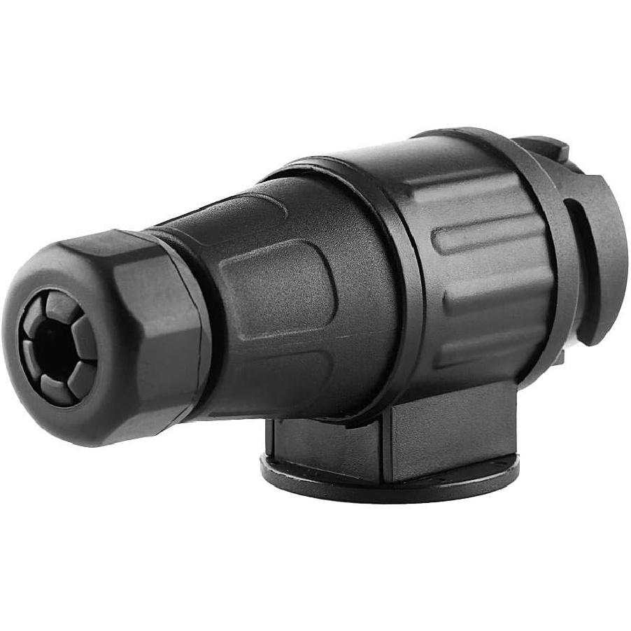Anhängeradapter, 12V 13-poliger elektrischer Anhängerstecker, Kunststoff 13-poliger Verkabelungssteckverbinder-Adapter, Schwarz