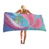 Mermaid Tail Microfiber Beach Towel Oversized Quick Dry Sand Free Bath Towels Large Lightweight Swimming Blanket Swimwear