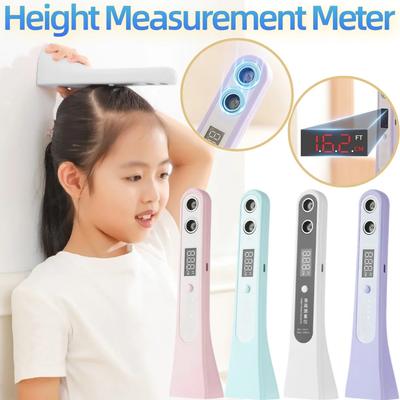 Ultrasonic Digital Height Measuring Ruler High Accuracy Portable Height Measuring Device LED Display for Measuring Body Height